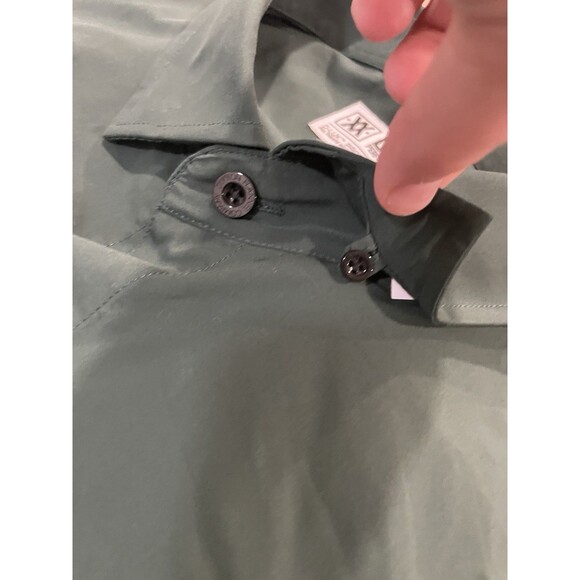 Dixxon Flannel Co Shirt Men’s 3XL Green Button Up DLux Performance Bamboo NWT - Picture 3 of 7